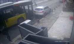 Sancaktepe'de otomobil İETT otobüsüyle kafa kafaya çarpıştı