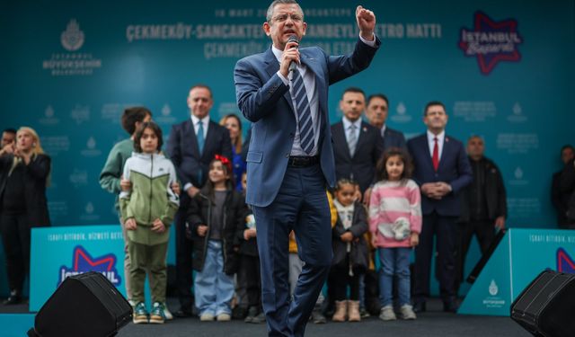 CHP Genel Başkanı Özgür Özel: Sancaktepe'de konuştu