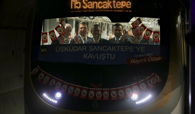 Sancaktepe metrosu açıldı: 15 gün ücretsiz olacak